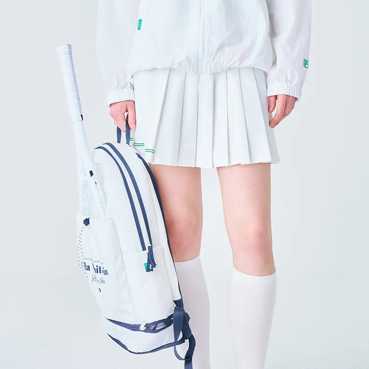 FILA Nylon Backpack Regular Unisex White-3