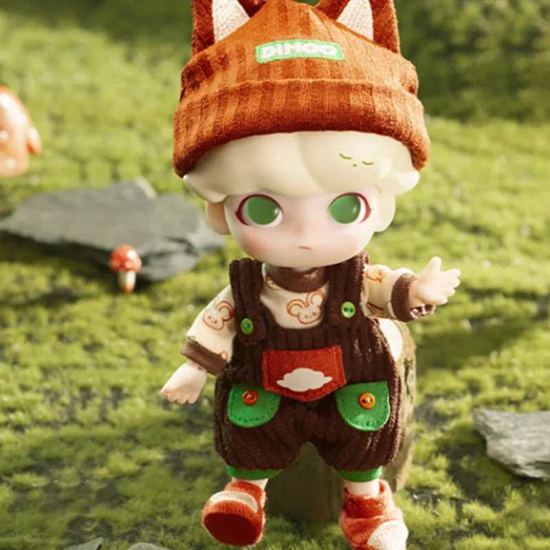 POP MART DIMOO Forest Little Fox Ball Jointed Dolls 14cm-4