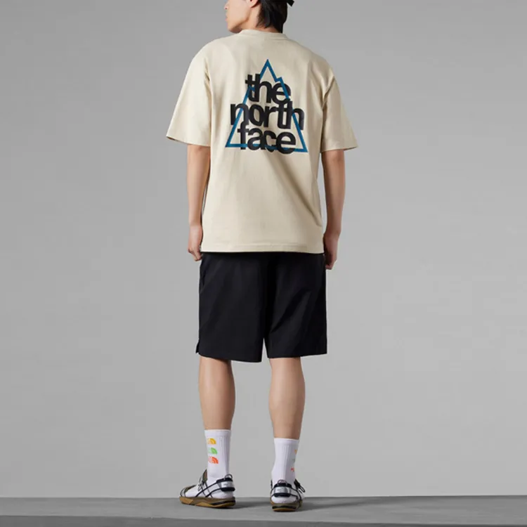 THE NORTH FACE Drop Shoulder Sleeve T Shirt Men's Khaki-2