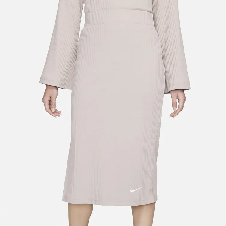 Nike Casual Long Skirts Women's Light Taupe-0