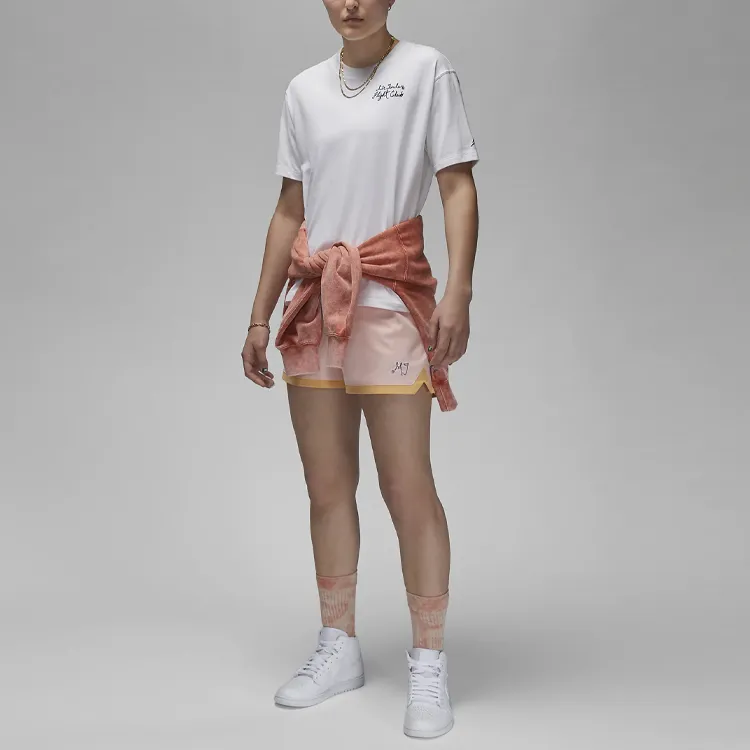 Jordan Casual Shorts Women's Pink-3