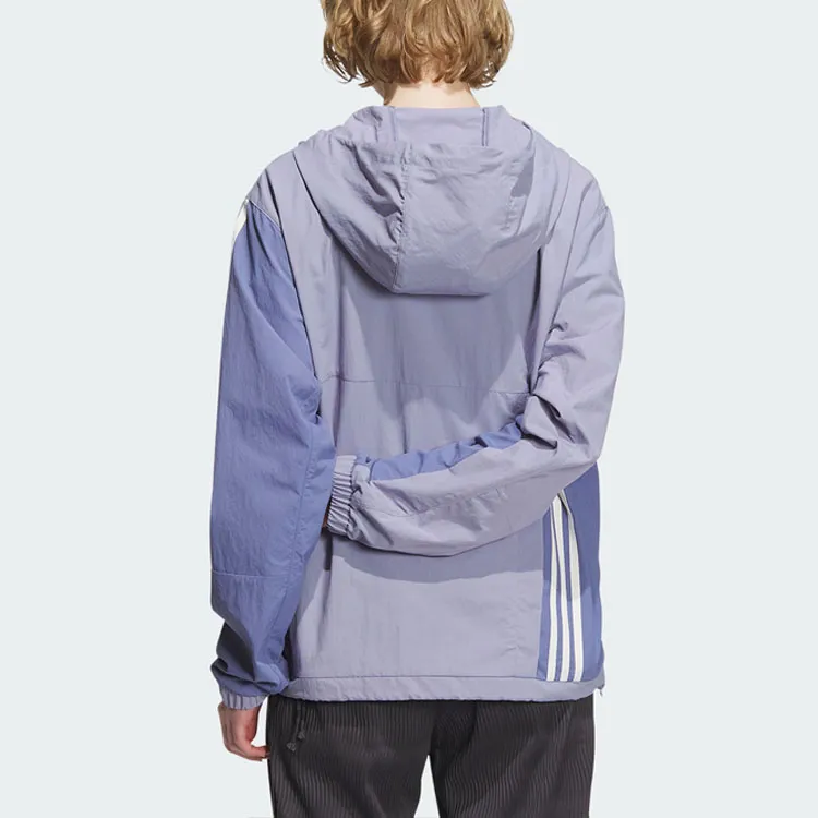 Adidas Originals Classic Three-stripe Series Jacket Unisex Ash Violet-5