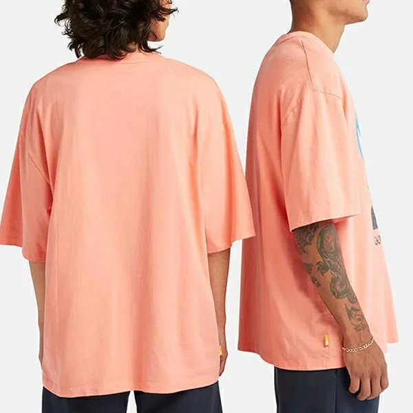 Timberland T Shirts Unisex Shell Pink-4