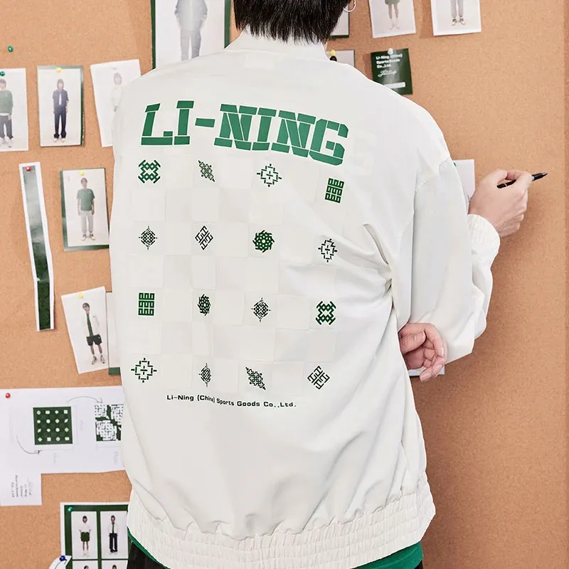 LiNing Chinese Culture Series Jacket Men's Ivory-3
