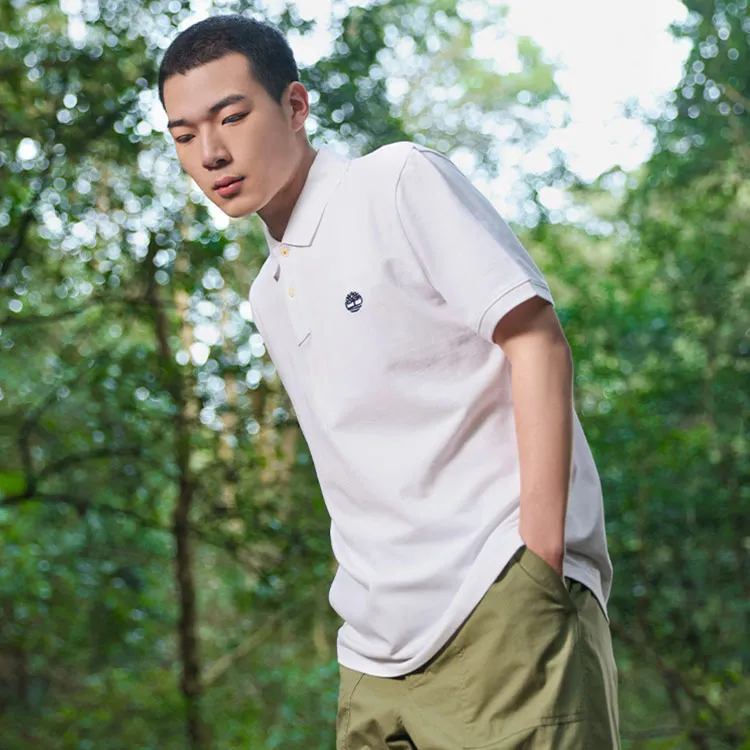 Timberland Polo Shirt Men's White-5