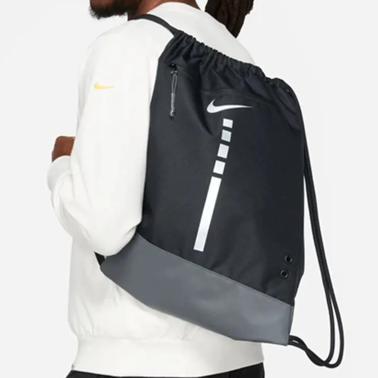 Nike Hoops Elite 17L Drawstring Bag Backpack Black-4