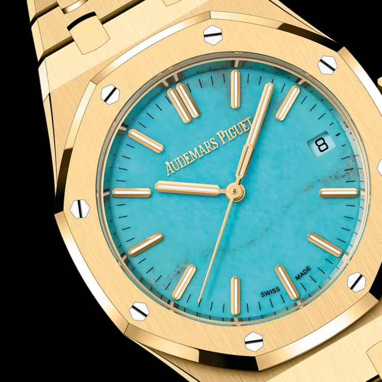 AUDEMARS PIGUET ROYAL OAK Collection Automatic Mechanical Movement Women's Watch Watch 37mm Green Dial-1