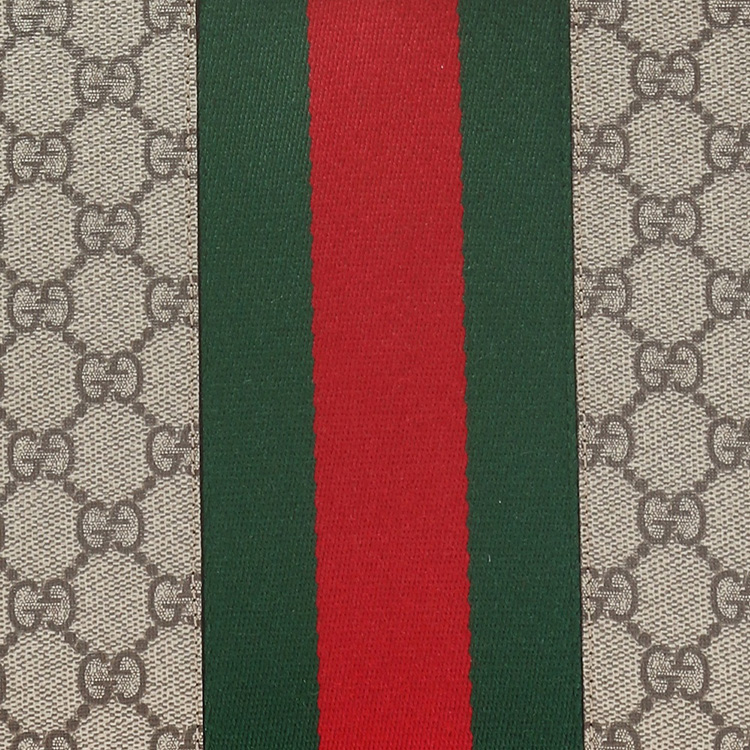 GUCCI GG Supreme Web Pouch Beige/Ebony - Cheap Rcj Jordan Outlet