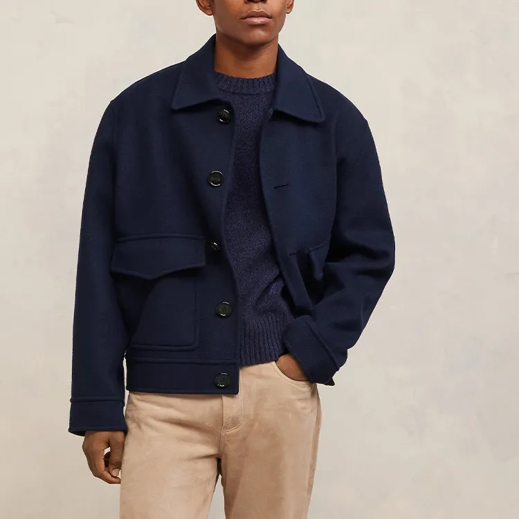 AMIPARIS Paris Long Sleeved Buttoned Jacket-4