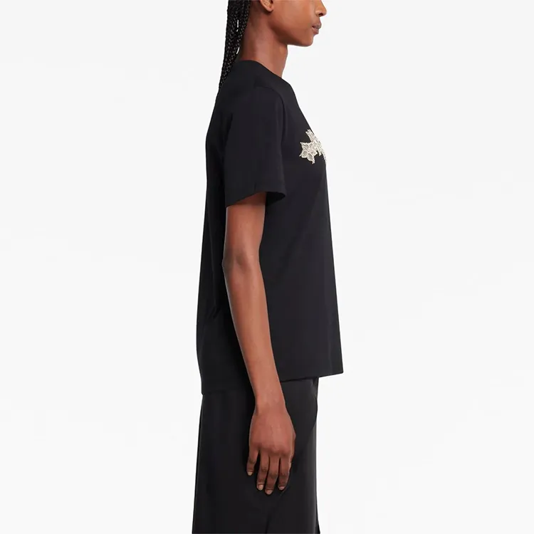 Christopher Kane Floral appliqué Short sleeve T shirt-4