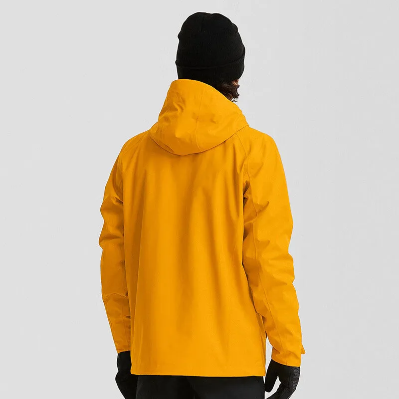 Jack Wolfskin Outdoor Hiking Waterproof And Windproof Windbreaker Jacket Men's-34