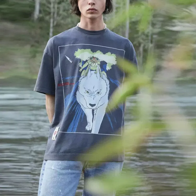 Levis X Princess Mononoke San's Mask T shirt-2