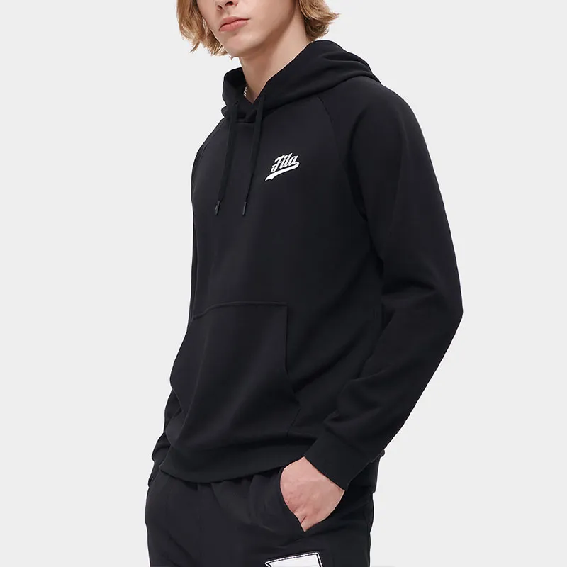 FILA FUSION BASEBALL Series Sweatshirts Men Jet Black-4