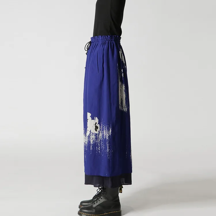 Yohji Yamamoto Floral-print Palazzo Pants-4