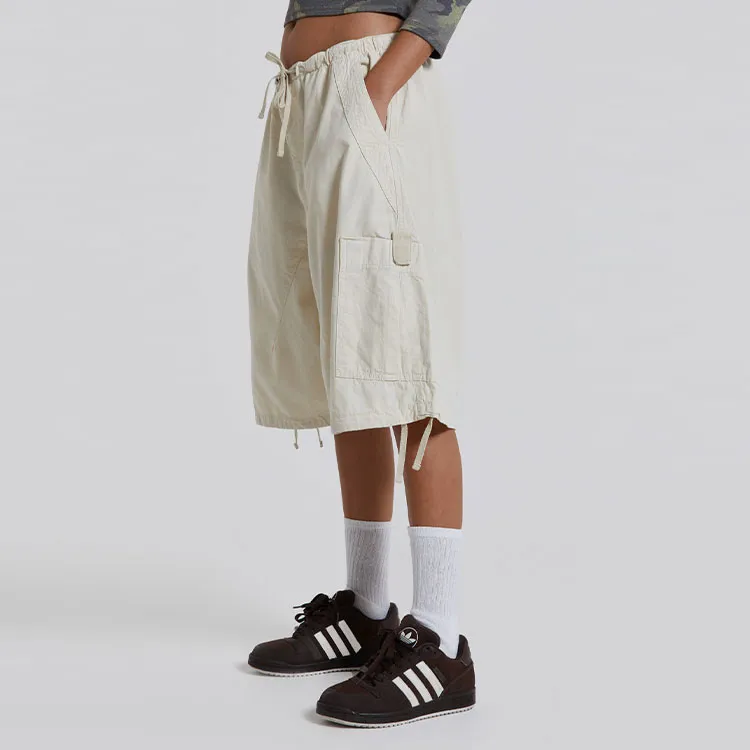 Jaded London Cargo Shorts Unisex Beige-4