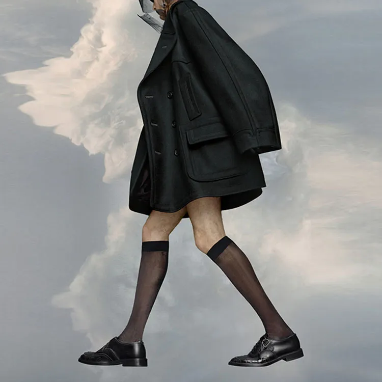 Maison Margiela Oversized Caban Button Up Coat-2