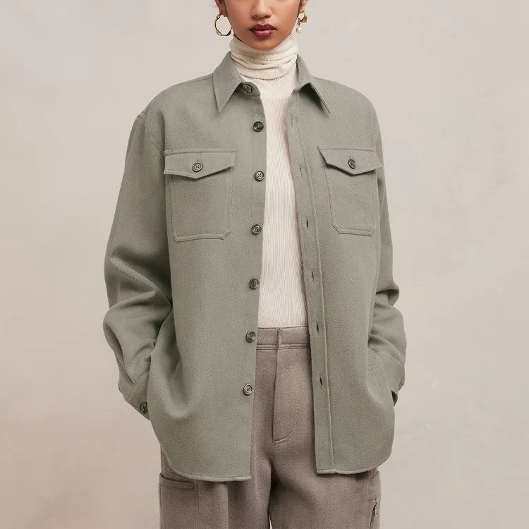 Ami Chest Pocket Overshirt-4