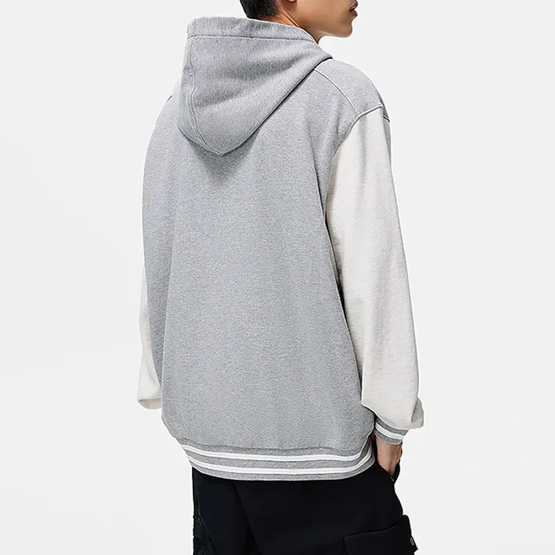 LiNing Badfive Sweatshirt Unisex Heather Gray Heather Gray Tile Gray-3