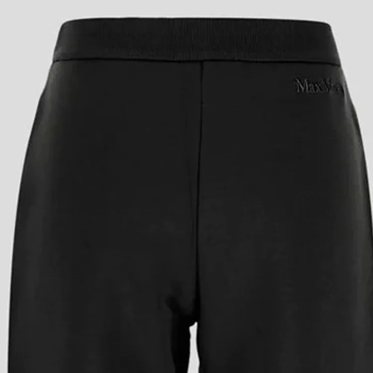 'S MAX MARA Logo Detailed Straight Leg Trousers-6
