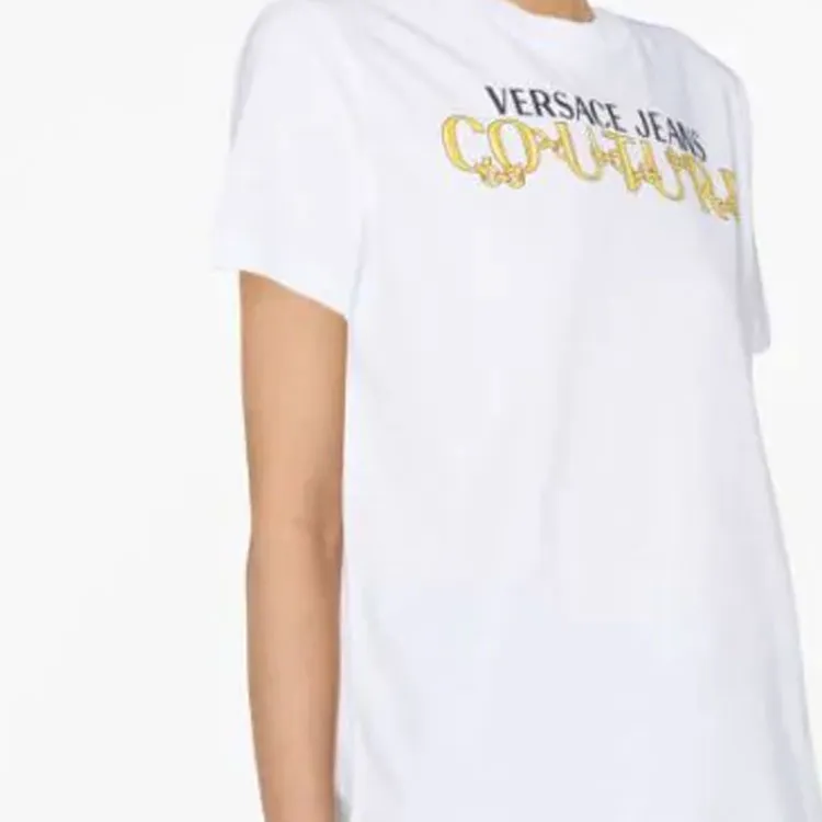 VERSACE JEANS Couture Logo print Cotton T shirt-4