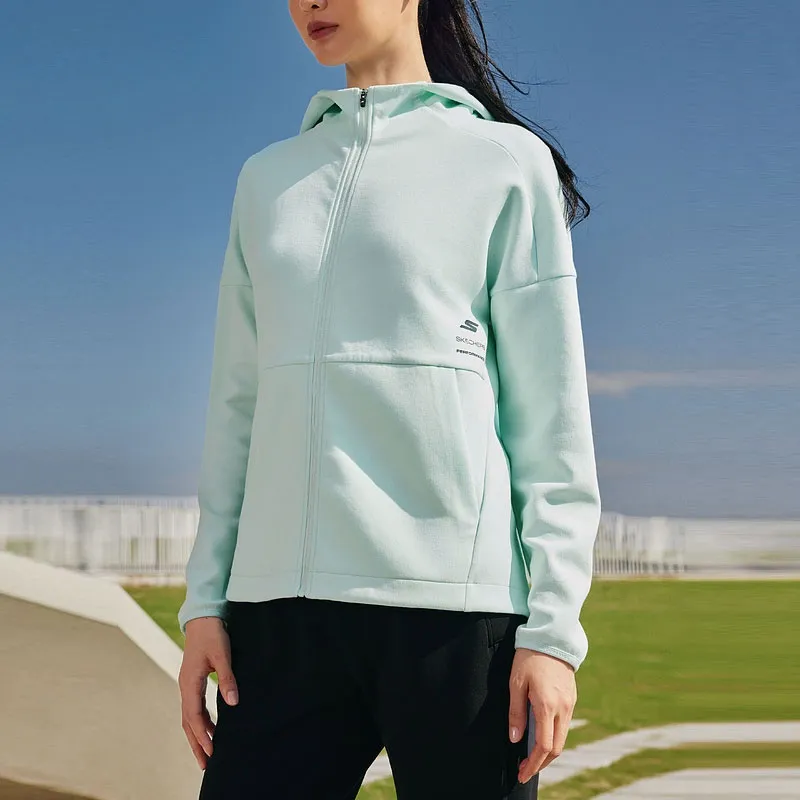 Skechers Jacket Women's Sea Salt Blue-2