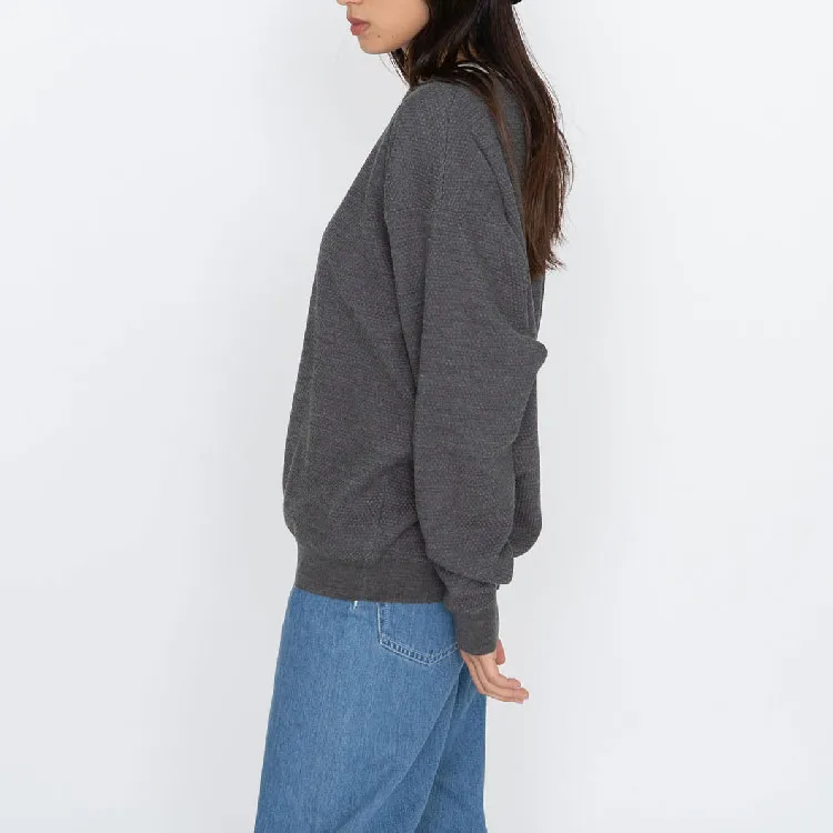 Nanamica Sweaters Unisex Charcoal-4