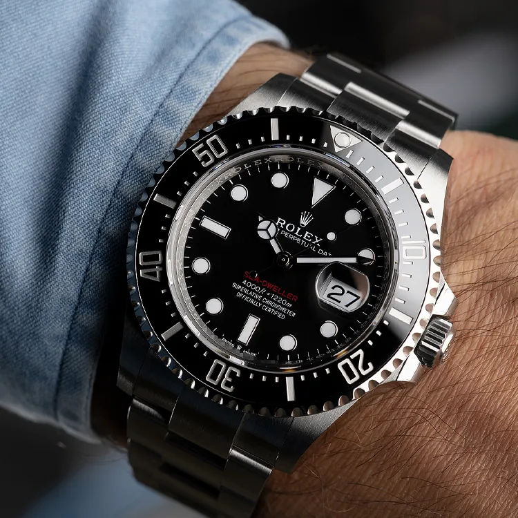 ROLEX Sea Dweller Automatic Mechanical Movement Men's Watches Watch 43mm Black Dial Oystersteel Case Oystersteel Strap-2