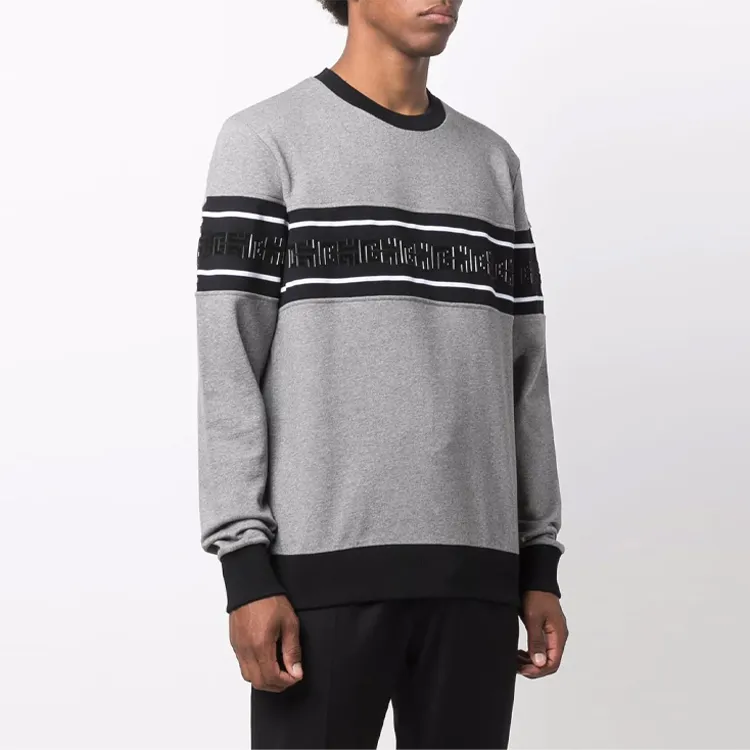 BALMAIN Sweatshirts Men Gray-3