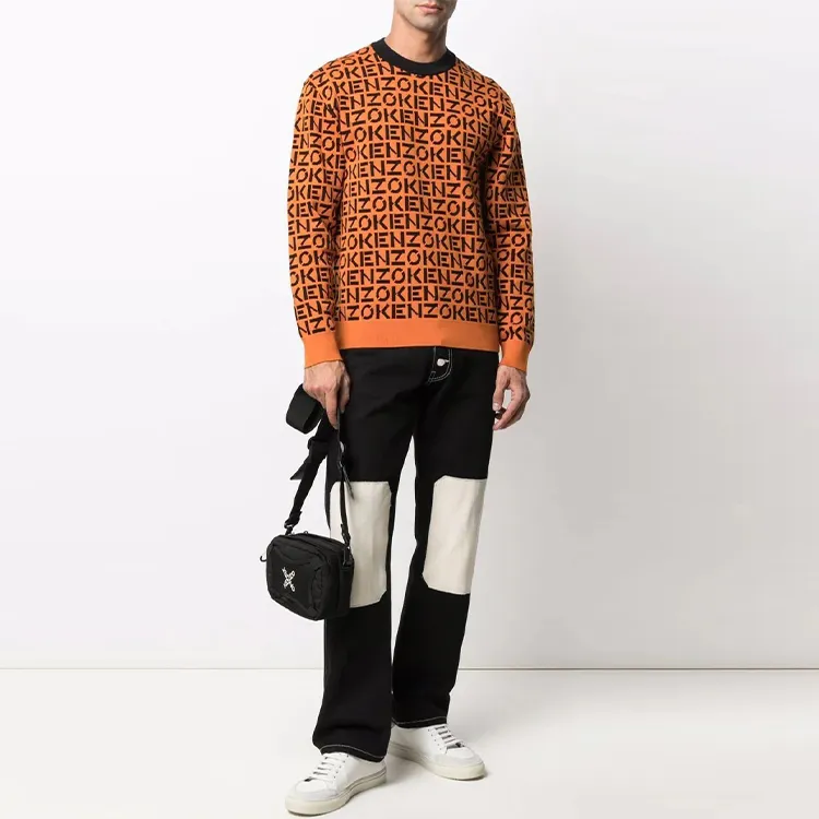 KENZO Sweaters Men Orange-1