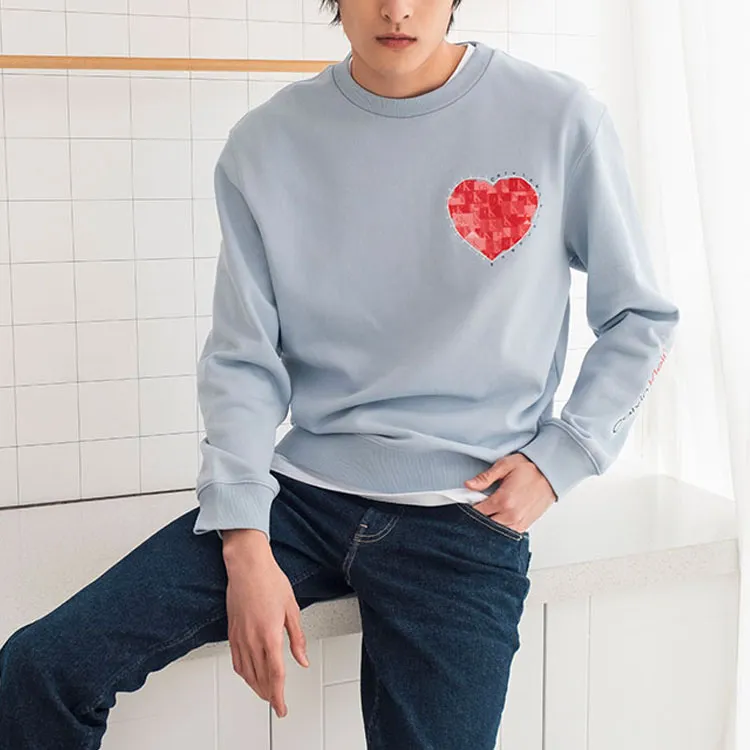 CALVIN KLEIN Sweatshirt Unisex Blue-3