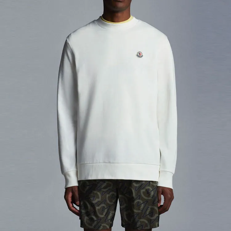 Moncler Sweatshirts Men White-1