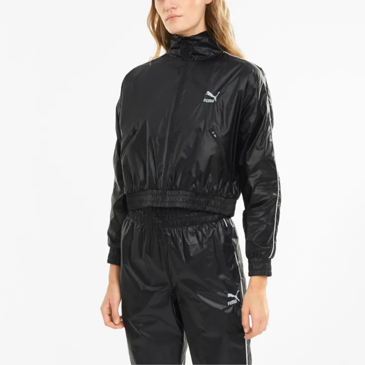 PUMA Cropped Coats Women's Black-3
