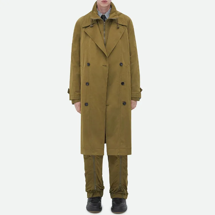 Bottega Veneta Buttoned Trench Coat-1