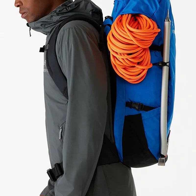 Arcteryx Fabric With Nylon Backpack Regular Unisex Blue Fluidity-4