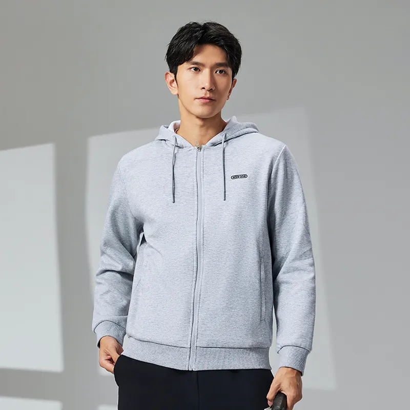 Erke Sweatshirts Men Bright Light Heather Gray-5