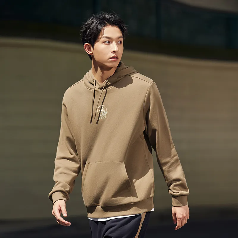Erke Sweatshirt Men's Latte Brown-5