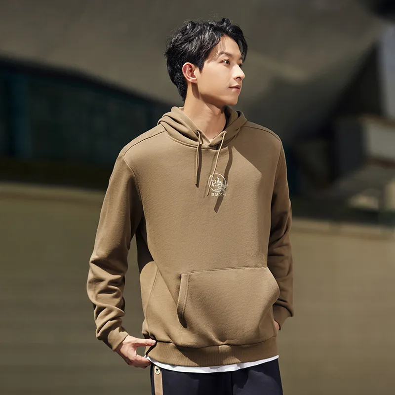 Erke Sweatshirt Men's Latte Brown-4