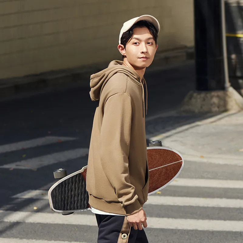 Erke Sweatshirt Men's Latte Brown-3