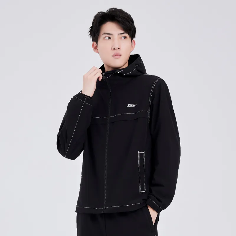 Erke Jackets Men Jet Black-4