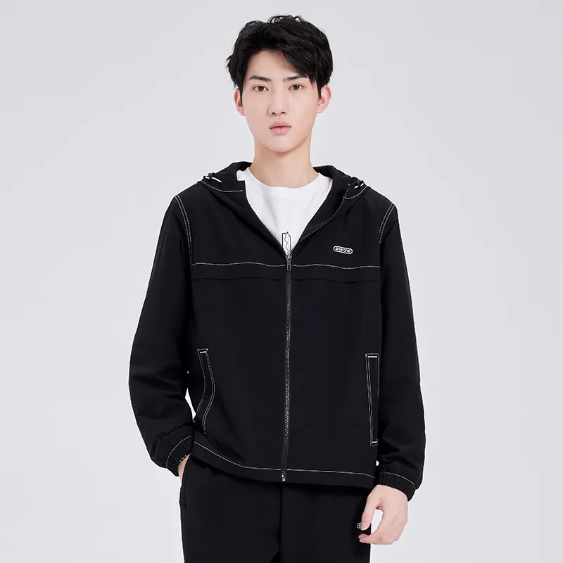 Erke Jackets Men Jet Black-2