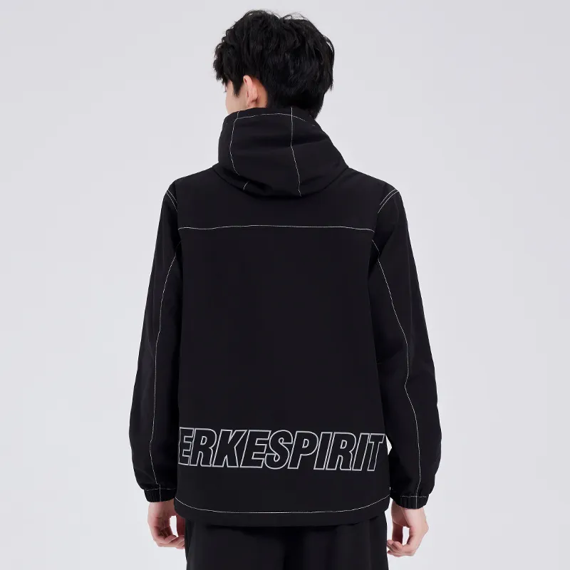Erke Jackets Men Jet Black-5