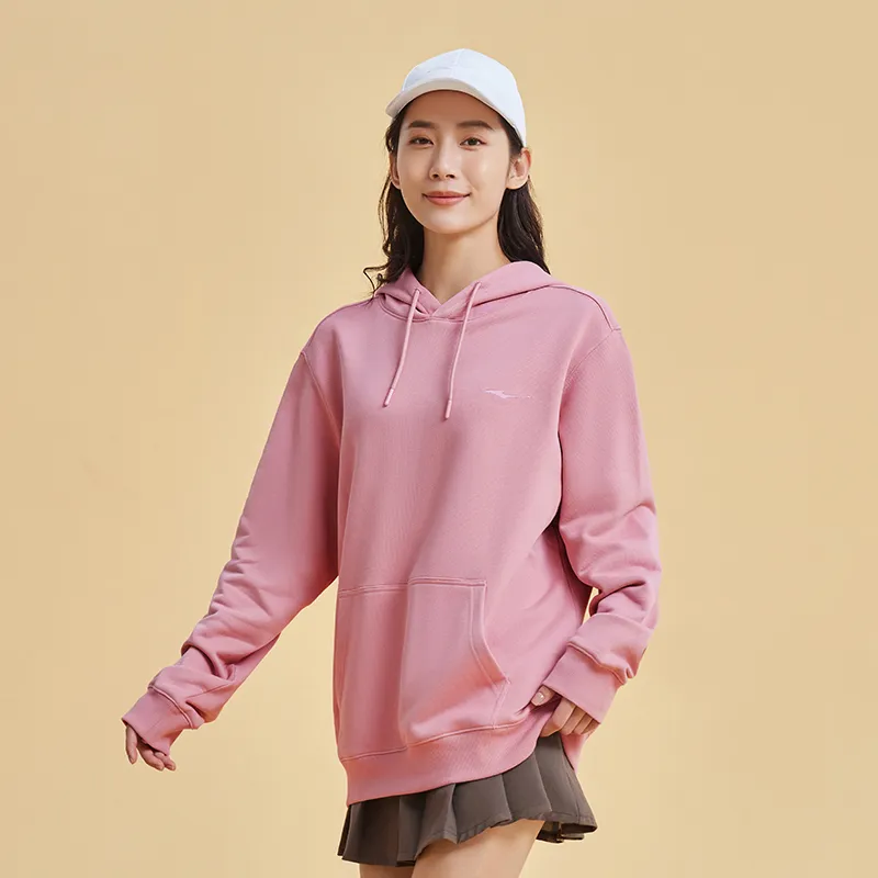 Erke Color Museum Collection Sports Life Collection Sweatshirt Men's Pastel Pink-3