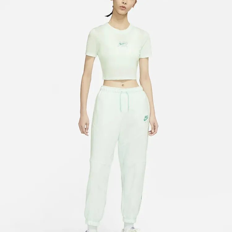 Nike T Shirt Women's Light Green-2