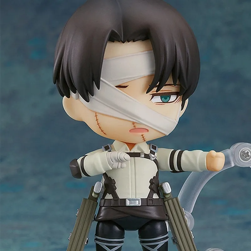 GSC Clay Figure No.2002 Attack On Titan, Final Season, Levi Ackerman Chibi Figures 10cm-2