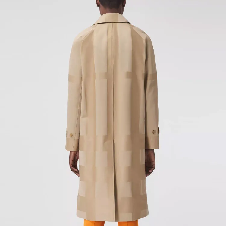 Burberry Trench Coats Women's Yellow-3