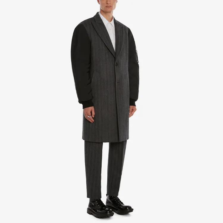 Alexander McQueen SS22 Parka Coat Men's Black-2