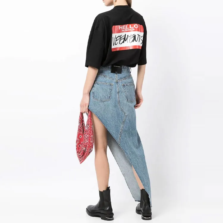 Vetements My Name Is T Shirt 'Black'-1