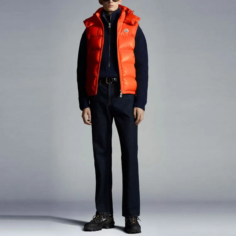 Moncler Vests Men Orange-1