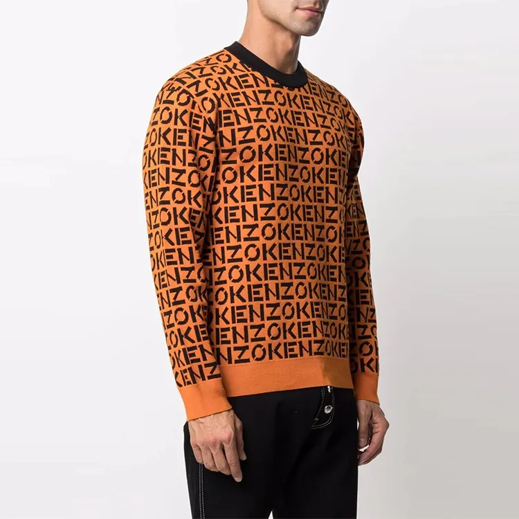 KENZO Sweaters Men Orange-3