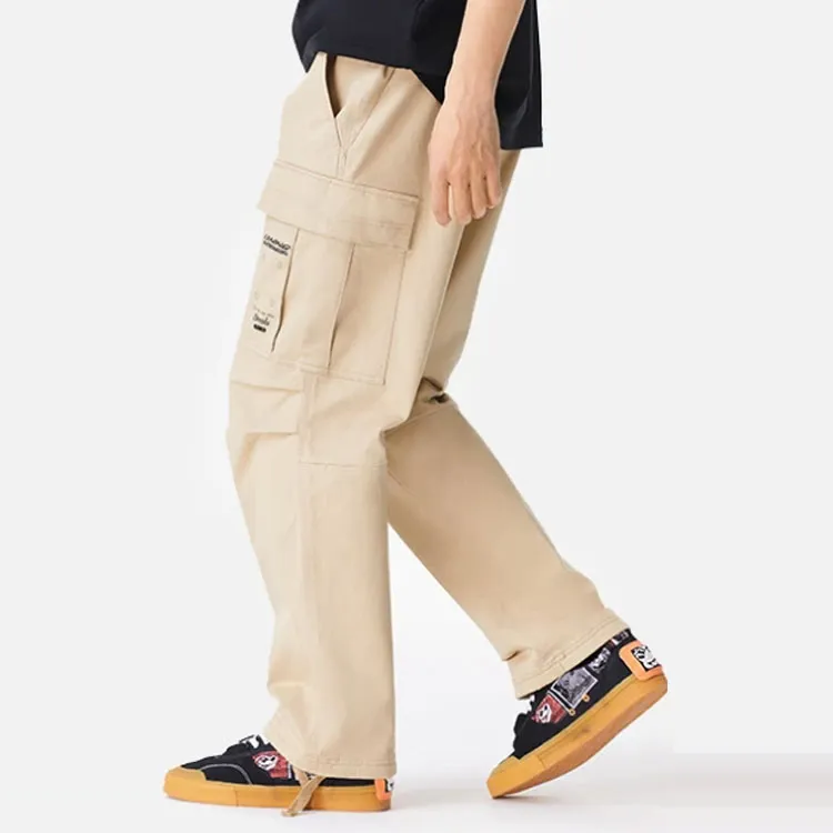 LiNing Skateboard Casual Pants Men's Sand Khaki-3